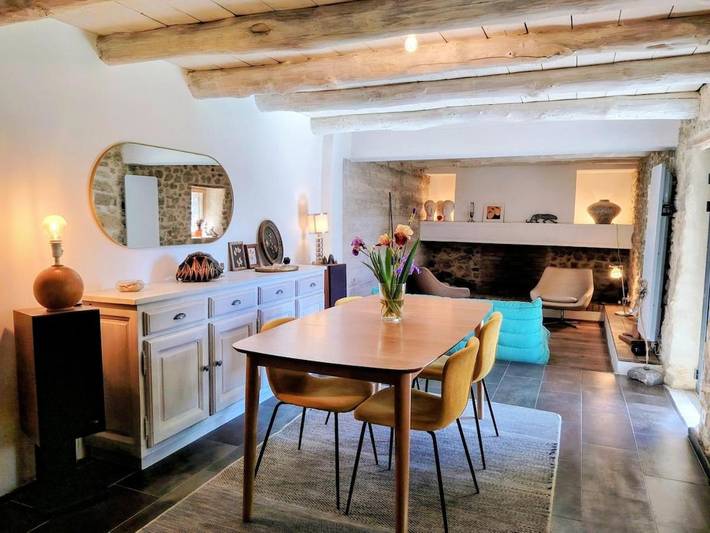 Maison de vacances pour 10 personnes, avec Terrasse ainsi que Jardin et Vue