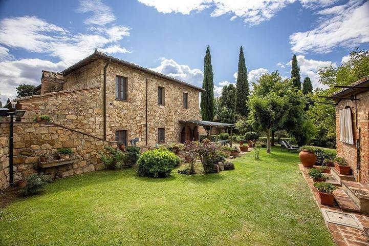 Villa für 8 Personen, mit Garten in Pienza
