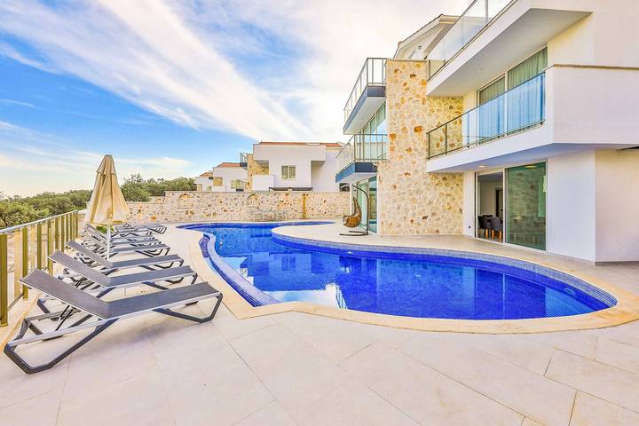 Villa für 10 Personen mit Balkon in Kaş, Saklıkent