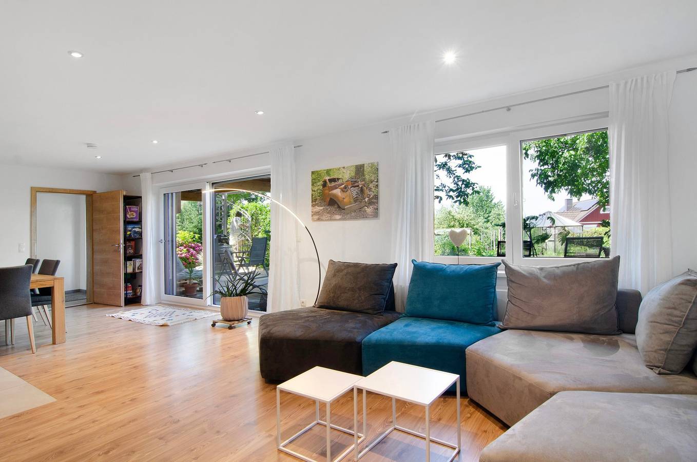 Ganze Wohnung, Ferienwohnung 'Fewo Fuchs' mit Privatterrasse, Gemeinschaftsgarten und Wlan in Salem, Region Bodensee-Oberschwaben