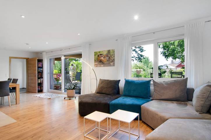 Ganze Wohnung, Ferienwohnung 'Fewo Fuchs' mit Privatterrasse, Gemeinschaftsgarten und Wlan in Salem, Region Bodensee-Oberschwaben