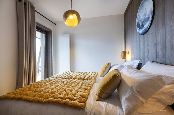 Appartement entier, Wifi, à 100m des pistes de ski, sauna, hammam, terrasse, balcon, parking, casier à ski, 60-66m² in Massif de la Vanoise