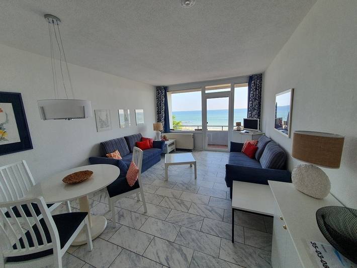 Ferienwohnung für 2 Personen, mit Balkon und Ausblick am Steinwarder