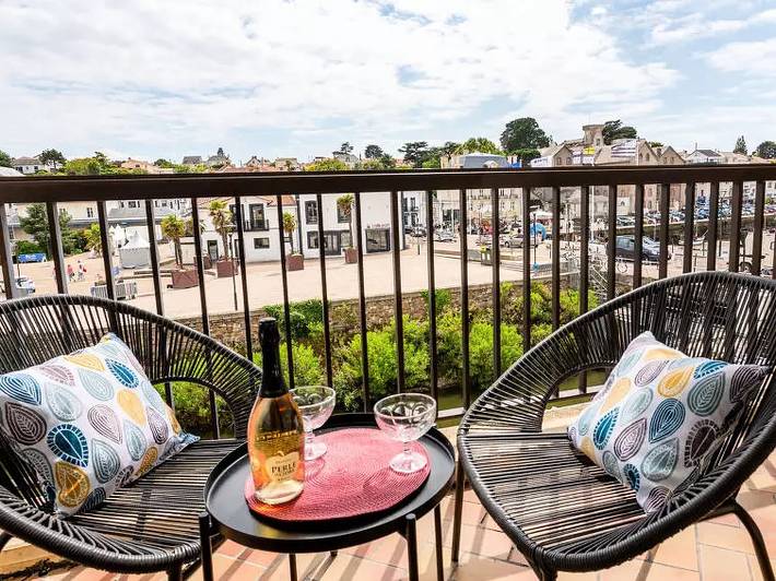 Gîte pour 4 personnes, avec balcon dans Gare De Pornic - 3