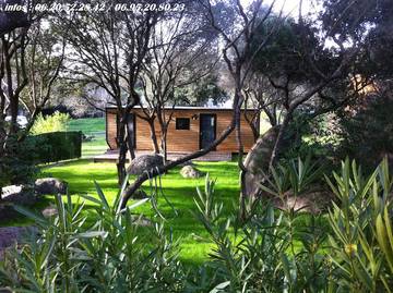 Mobil home pour 4 personnes, avec jardin dans Plage de Tenutella