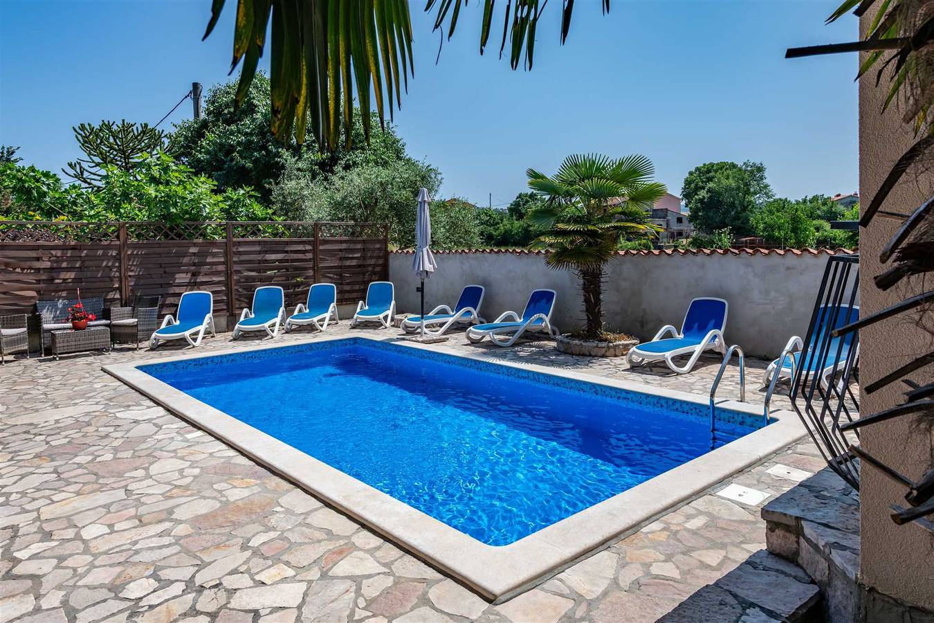 Villa Kiko in Vinez, Ostküste Istrien