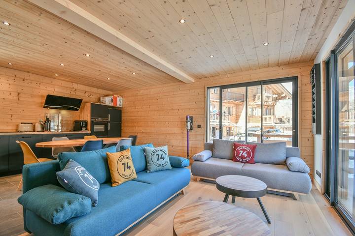Chalet pour 5 personnes, avec Balcon et Terrasse à Le Grand-Bornand