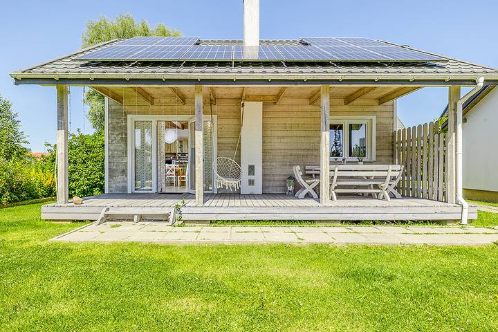Ferienhaus für 5 Personen, mit Terrasse und Garten