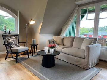 Ferienwohnung für 4 Personen, mit Ausblick und Balkon sowie Garten in Born a. Darß