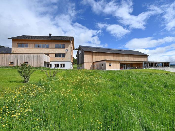 Bauernhof für 5 Personen, mit Garten und Ausblick, kinderfreundlich im Bregenzerwald