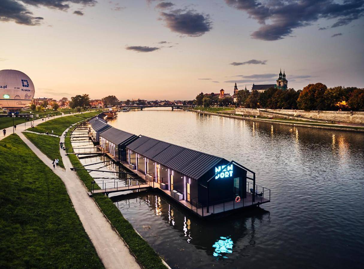 New Port Apartments on the River in Dębniki, Kraków