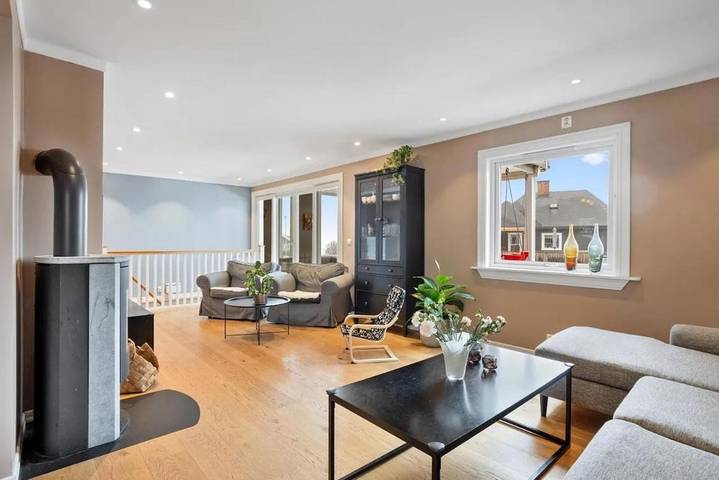 Ferienwohnung für 6 Personen, mit Terrasse und Garten sowie Ausblick in Drammen
