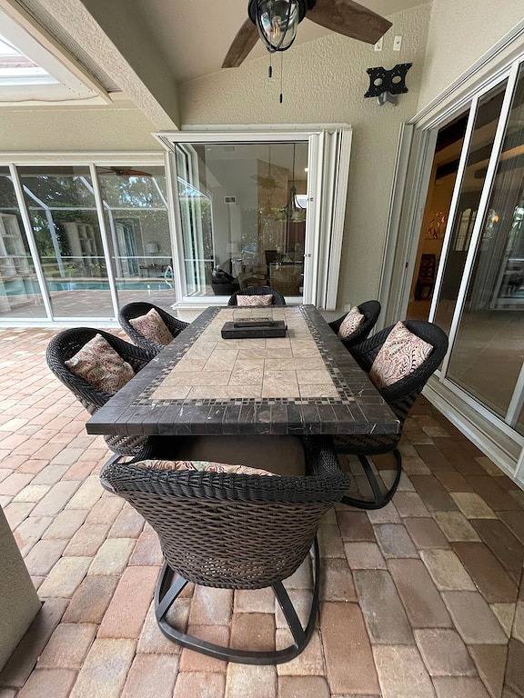Naples newly furnished pool home with lake view in Southwest Florida