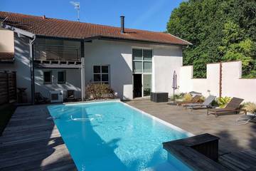 Gîte pour 6 personnes, avec piscine et jardin à Saint-Pandelon