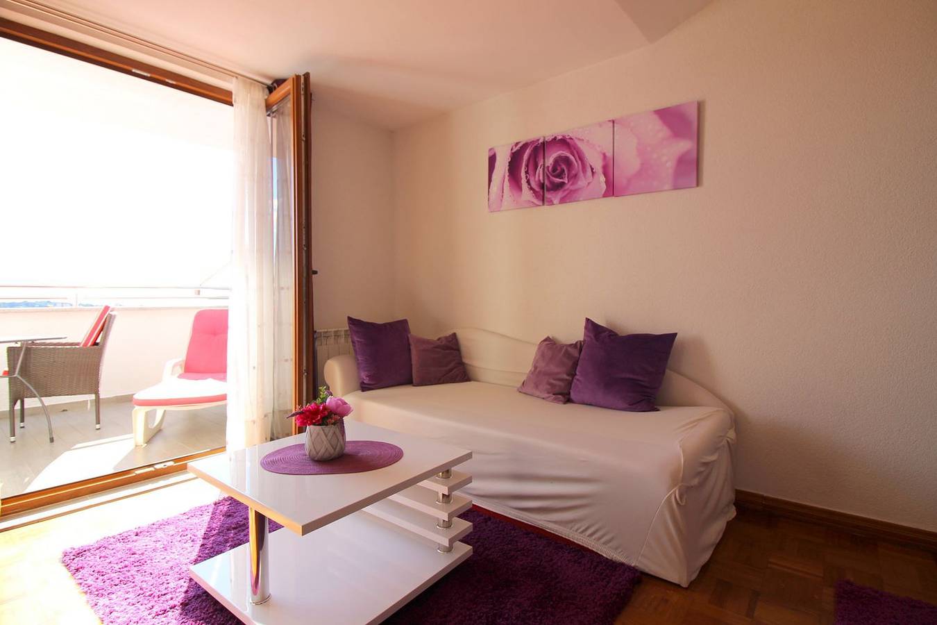 Ganze Wohnung, Charmante Dachgeschosswohnung mit Meerblick und Blick auf die Altstadt von Porec in Poreč, Grad Poreč