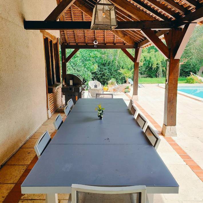 Location de vacances pour 15 personnes, avec vue ainsi que piscine et jardin à Cellettes - 4