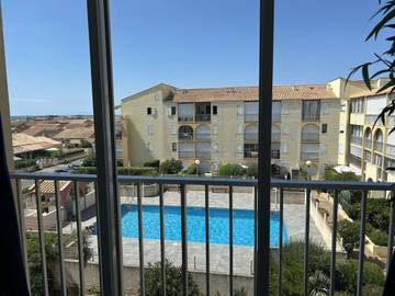 Ferienwohnung für 4 Personen, mit Pool am Narbonne Plage
