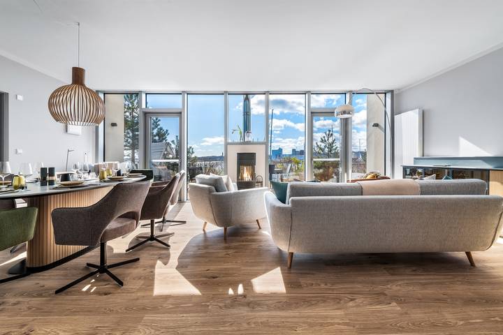 Ferienhaus mit Meerblick für 8 Personen, mit Seeblick und Balkon sowie Ausblick und Sauna in Heiligenhafen - 4