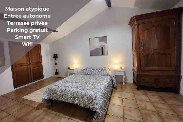 Gîte pour 2 personnes, avec terrasse à Saint-Benoît (Vienne)