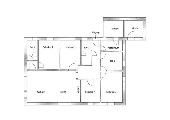 Ferienhaus für 8 Personen, mit Terrasse in Bensersiel - 2