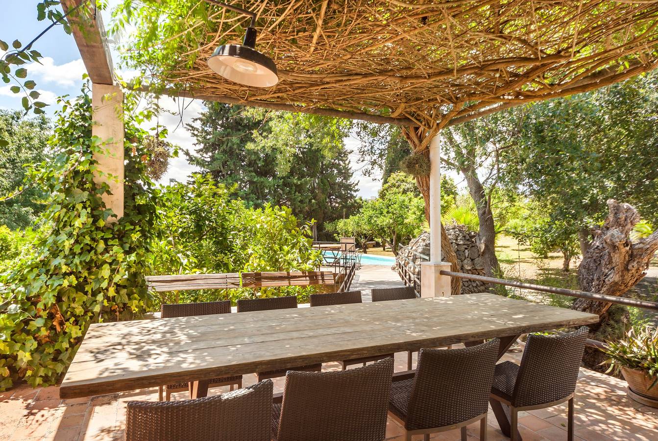 Casa de vacaciones "Sa Teulera de Sencelles" con piscina y Wi-Fi in Sancellas, Interior de Mallorca