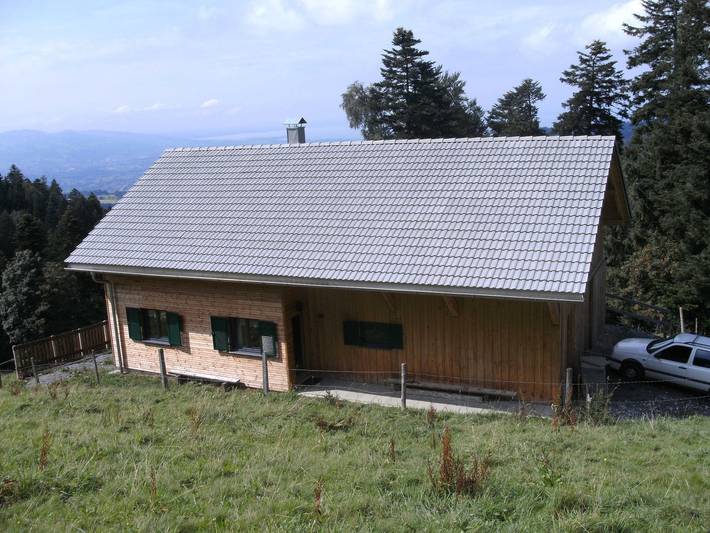 Ferienhaus für 8 Personen, mit Terrasse und Garten sowie Seeblick und Ausblick in Alberschwende