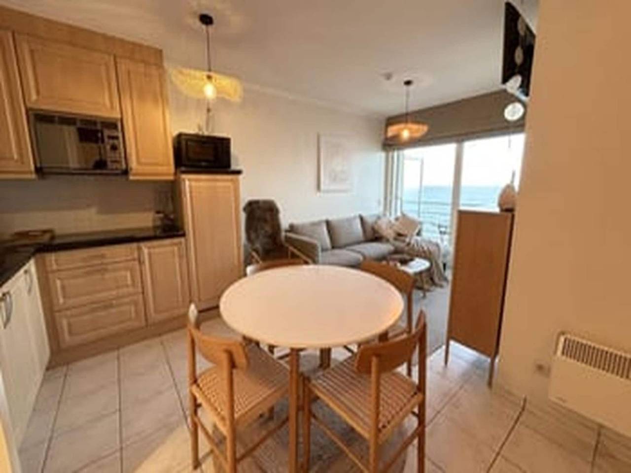 Entire apartment, Stunning Seaview Apartment with Balcony in Blankenberge, Belgian Coast