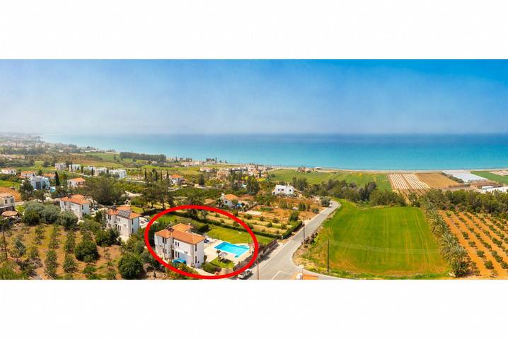 Ferienhaus für 10 Personen, mit Meerblick und Terrasse sowie Garten in Südzypern - 4
