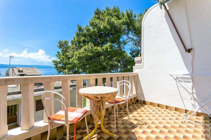 Ferienwohnung für 3 Personen, mit Balkon/Terrasse in Brela