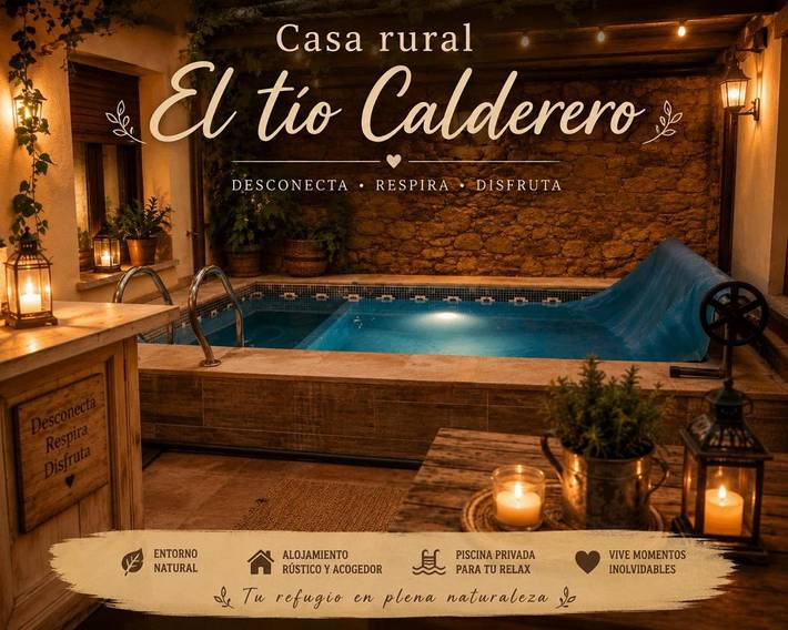 Casa de vacaciones para 8 personas, con Balcón y Terraza además de Jardín y Piscina en Parque Natural de las Arribes del Duero