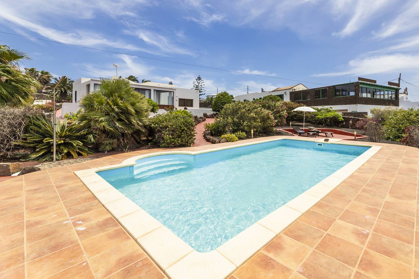 Geheel appartement, Vakantieappartement voor 2 personen met zwembad in Las Breñas, Yaiza