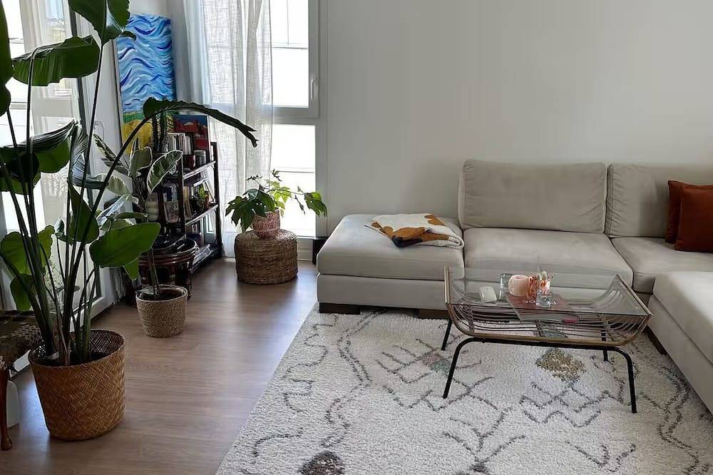 Entire apartment, Bright apartment with terrace Private parking in Rouen, Rouen region
