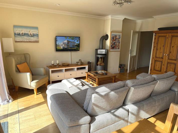 Vakantiewoning voor 4 personen, met Balkon en Uitzicht op het meer in Binz