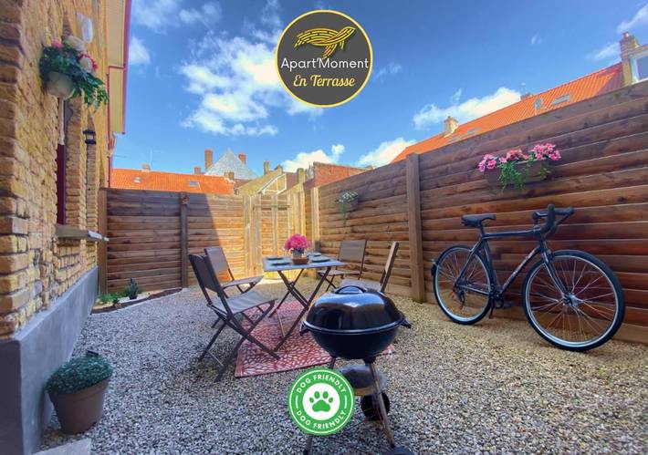 Gîte pour 2 personnes, avec terrasse à Saint-Omer