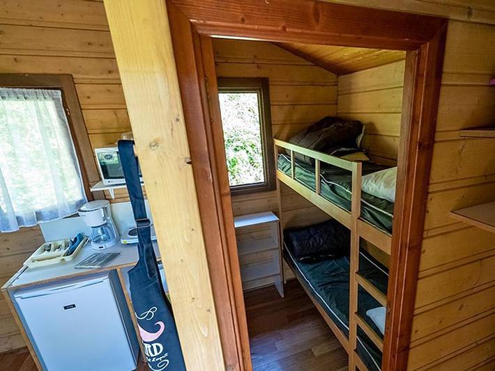 Flower Camping du Lac du Causse - Chalet 4 personas - Ecolodge de madera (sin instalaciones sanitarias) in Lissac-sur-Couze, Brive-la-Gaillarde region