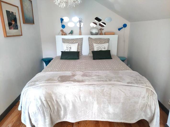 Appartement de vacances pour 2 personnes, avec Terrasse ainsi que Jardin et Vue