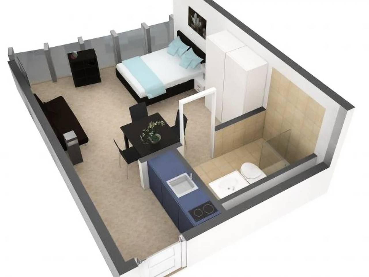 Apartamento entero, 1 Pièce 3 Personnes in St. Niklausen LU, Lucerna (ciudad)