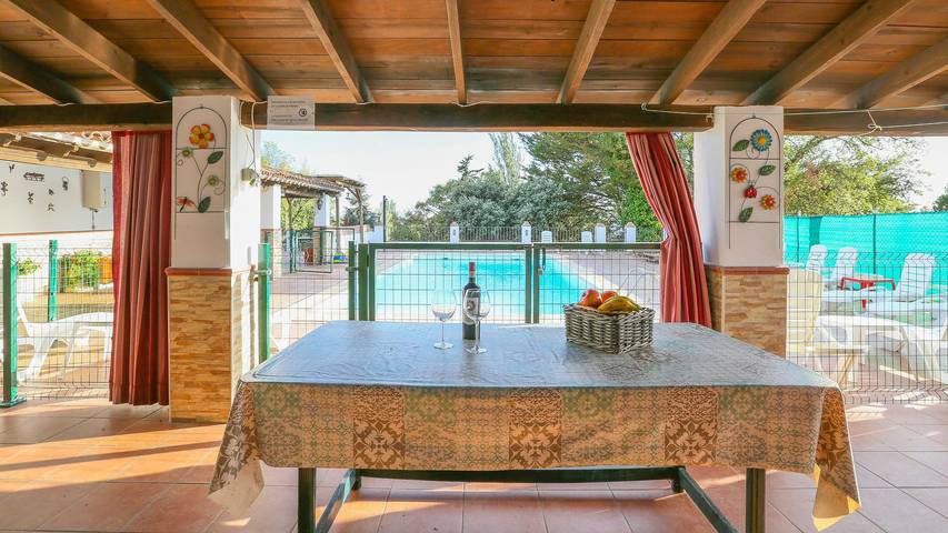 Chalet para 18 personas, con balcón/terraza y piscina en Sierra de Huelva - 4