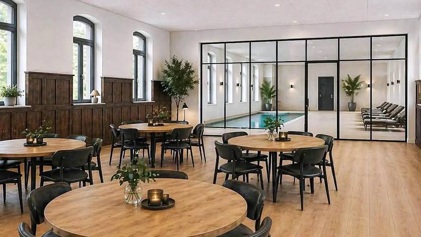 Ferienhaus für 37 Personen, mit Garten und Pool sowie Sauna und Whirlpool in Apenrade