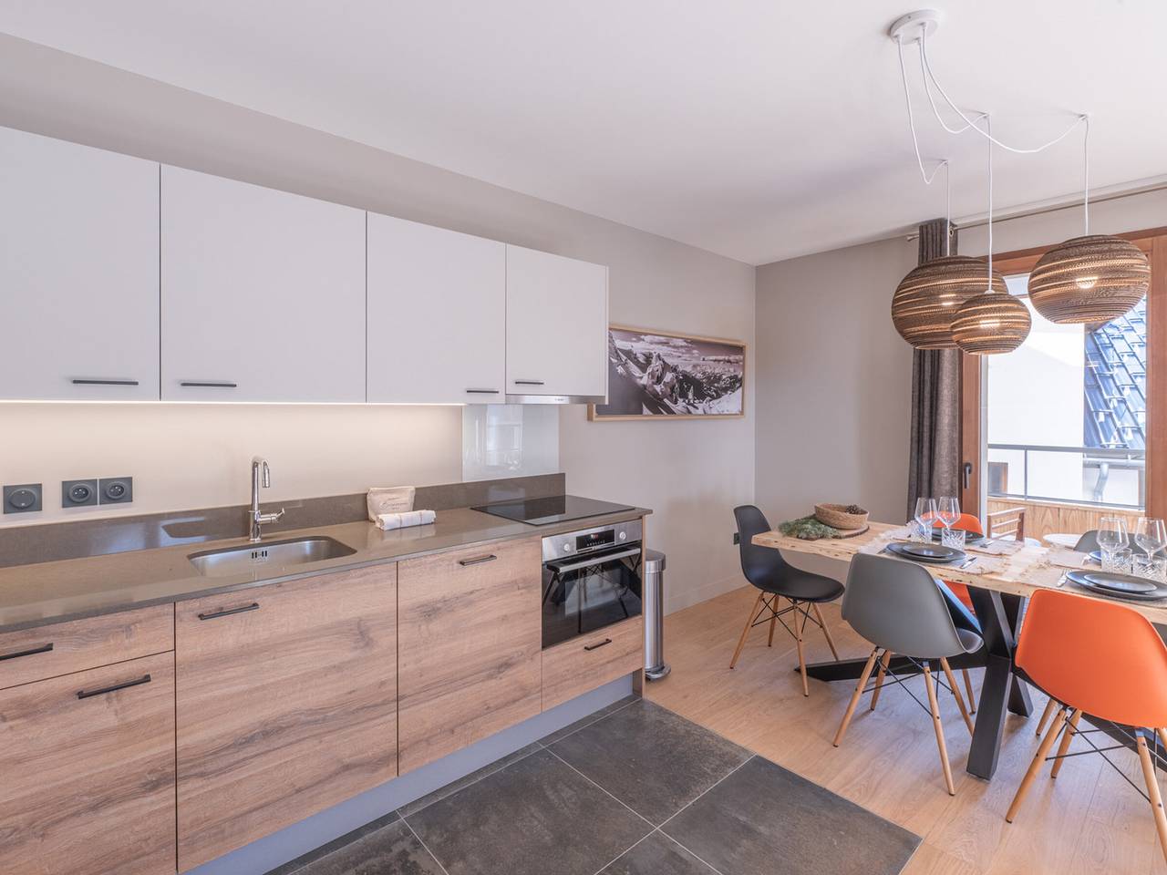 Appartement entier, Charmant appartement 3 pièces avec balcon et wifi à Huez in Huez, Parc national des Écrins