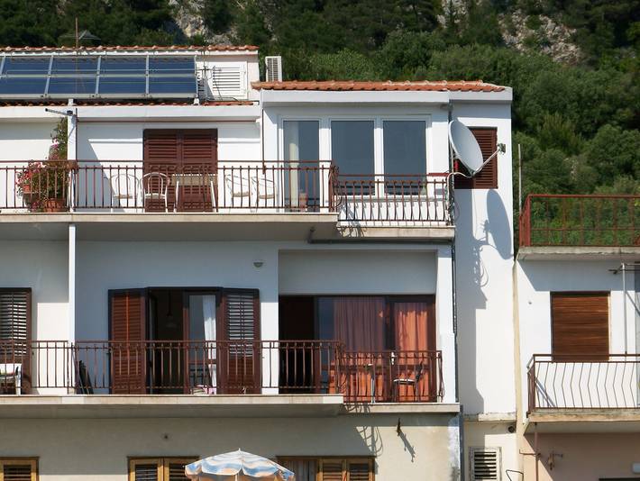 Ganze Wohnung, 2-Zimmer-Ferienwohnung am Strand Podgora (Makarska) -a in Podgora, Makarska Riviera