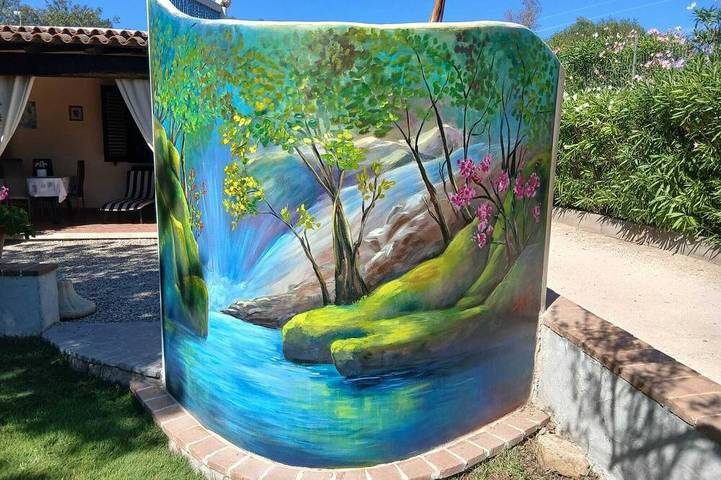 Gîte pour 6 personnes, avec jardin à Cala Liberotto
