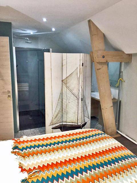 Chambre d’hôte pour 2 personnes, avec jardin et sauna ainsi que vue et terrasse, animaux acceptés à Barneville-Carteret - 3