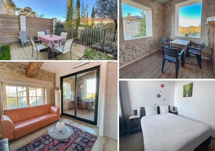 Location de vacances pour 4 personnes, avec piscine ainsi que jardin et vue à Pennautier - 2