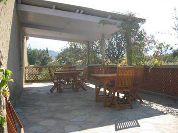 Gîte pour 3 personnes, avec terrasse et vue à Speloncato