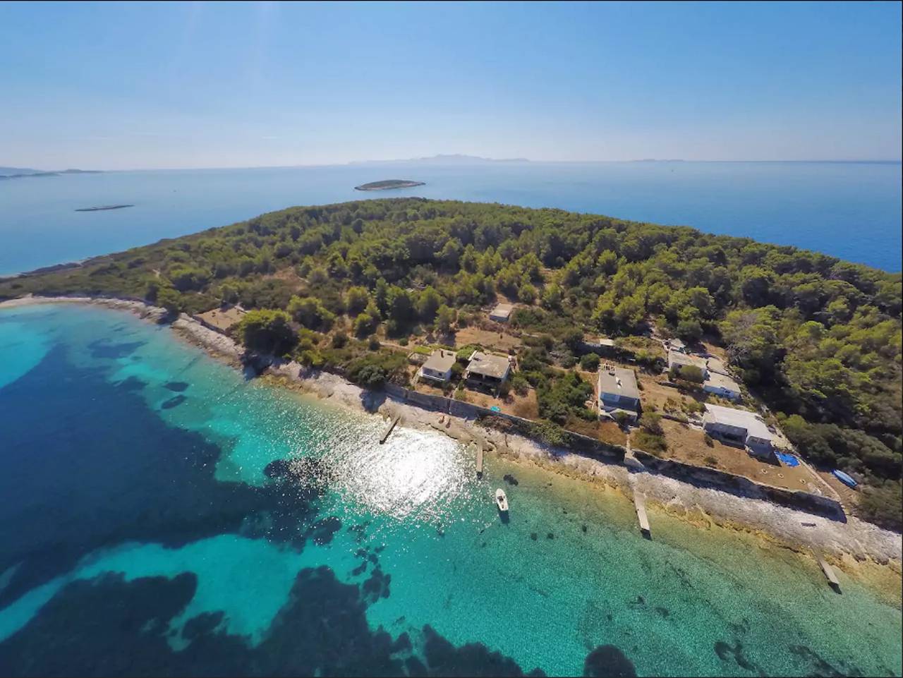 Charmantes Haus mit Meerblick in Potirna, Garten in Vela Luka, Korcula