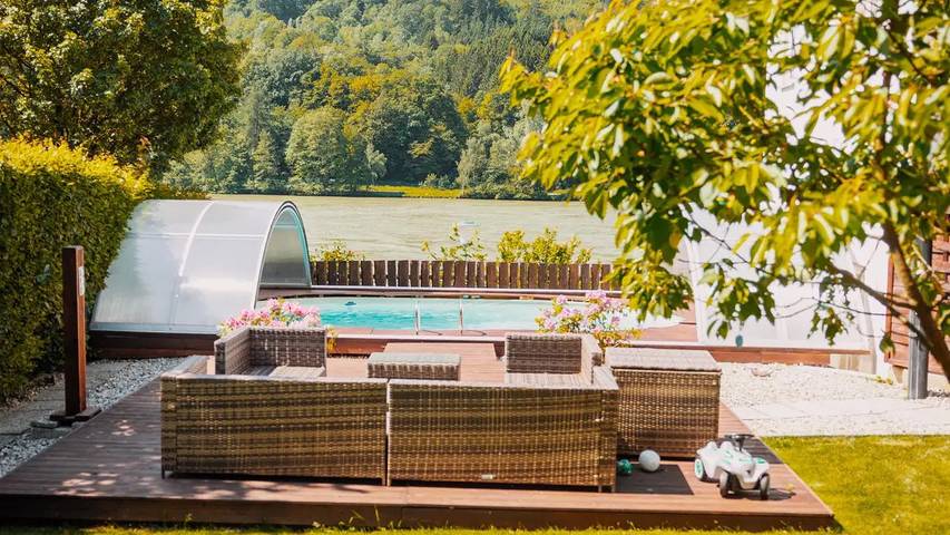 Ferienhaus für 7 Personen, mit Pool und Garten, mit Haustier in Mühlviertel