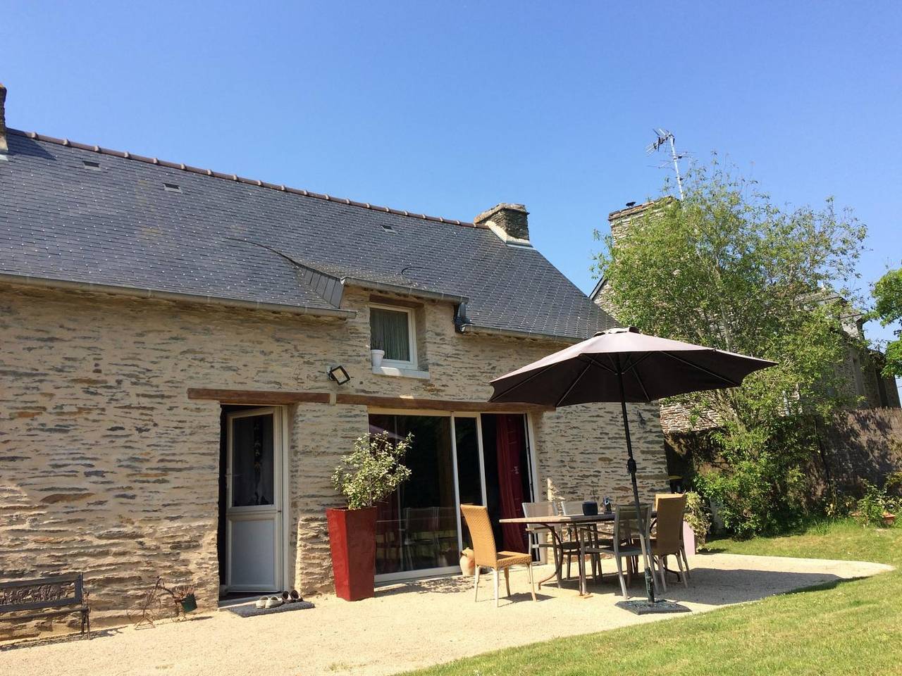 Casa de huéspedes para 5 personas con terraza in Sainte-Anne-sur-Vilaine, Región de Redon