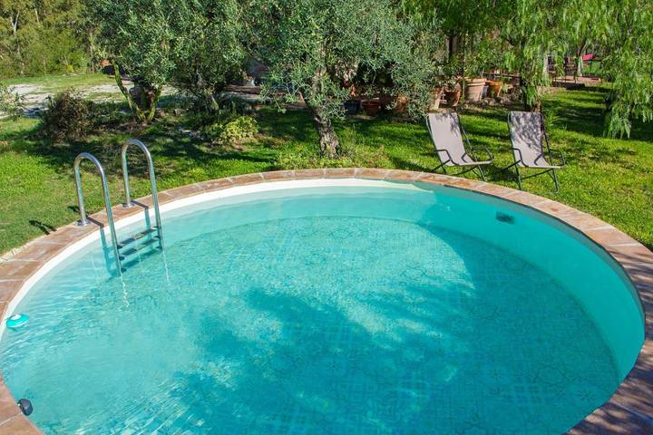 Casa vacanza per 10 persone, con Terrazza e Giardino nonché Piscina e Panorama a Spigno Saturnia