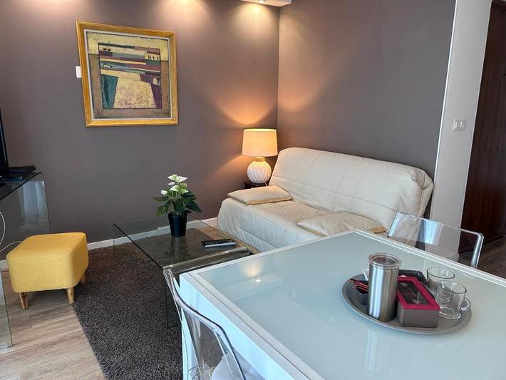 Ferienwohnung für 4 Personen, mit Garten und Ausblick